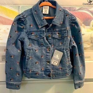 NWT Disney Jean Jacket with Minnie Mouse, girls 5/6